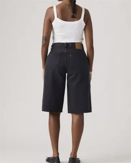 LEVIS SUPER BAGGY JORTS BLACK